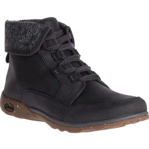 CHACO Barbary Lace-Up Waterproof Boot In Black Iron | Women's 10 1/2M / 11M